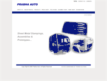 Tablet Screenshot of prabhaauto.com